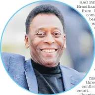  ?? Picture: REUTERS ?? Brazilian soccer legend
Pele.