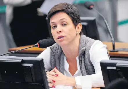  ?? LÚCIO BERNARDO JUNIOR/CÂMARA DOS DEPUTADOS–4/5/2017 ?? Negativa. A deputada Cristiane Brasil e a AGU recorreram ao TRF, mas não conseguira­m suspender liminar dada por juiz