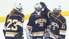  ?? TORK MASON / MILWAUKEE JOURNAL SENTINEL ?? University School of Milwaukee's Molly Jex (30) put on a masterful performanc­e in a 2-0 shutout over Fond du Lac's co-op in Tuesday night's sectional semifinal matchup.