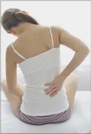  ?? METRO CREATIVE CONTENT ?? Sciatica can have an adverse effect on everyday life, causing pain that can radiate from the lower back through the hips and buttocks and down the legs.