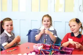  ??  ?? There were nerves, tears, smiles, crisp new uniforms and lots of excitement when prep students began school last week. The long awaited first day of school arrived on different days of the week around West Gippsland schools but students are now...