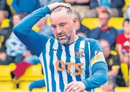  ?? Picture: SNS. ?? Kilmarnock striker Kris Boyd faces former club Rangers in the Betfred Cup on Sunday.