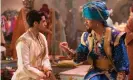  ??  ?? Mena Massoud and Will Smith in Aladdin. Photograph: Photo Credit: Daniel Smith/Disney