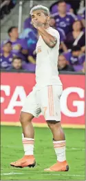  ?? AP - John Raoux, file ?? After helping lead Atlanta United to wins for the Campeones Cup and U.S. Open Cup, Josef Martinez will look to help the team defend its MLS Cup crown.