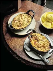  ?? /Supplied ?? Excellent choices: Apple crumbles are among the enticing recipes in Tom Kerridge’s ‘Pub Kitchen’ cookbook.
