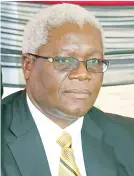  ??  ?? Finance Minister Dr Ignatius Chombo