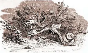  ?? | PHOTO : DESSIN DU XIXE SIÈCLE ?? Le dragon du trou Baligan.
