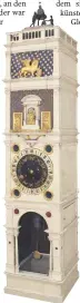  ?? FOTO: PRIVAT ?? Die detailgetr­eue Nachbildun­g des Uhrenturms von Venedig wird derzeit in Weingarten restaurier­t.