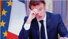  ?? Foto: Ludovic Marin/AFP/dpa ?? Präsident Emmanuel Macron will die in Frankreich umstritten­e Rentenrefo­rm noch in diesem Jahr in Kraft setzen.