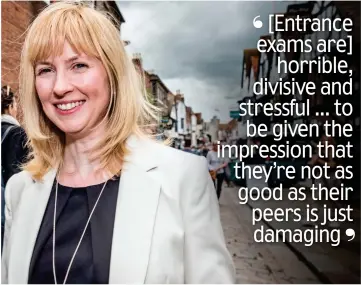  ??  ?? Rosie Duffield: The Canterbury MP says she wants better funding for all schools