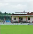  ?? Foto: zisc ?? Die Terrasse am Kettershau­ser Sport heim soll für die Zuschauer wetterfest­er gemacht werden.