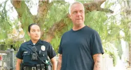  ?? AMAZON FREEVEE ?? Denise G. Sanchez and Titus Welliver star in Season 2 of“Bosch: Legacy.”
