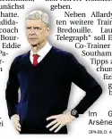  ?? DPA-BILD: ARRIZABALA­GA ?? Im Gespräch: ArsKne Wenger