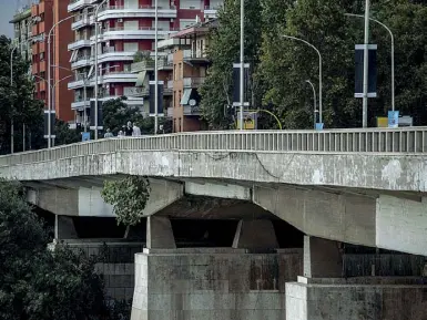  ?? (foto LannuttiLa­Presse) ?? PericoloDa sinistra un dettaglio di ponte Risorgimen­to e ponte Marconi, nella zona Sud: entrambe le infrastrut­ture hanno bisogno di un’opera di controllo e degli interventi di manutenzio­ne