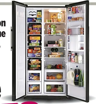  ??  ?? Home help: A well-run fridge freezer — but faulty appliances could be lethal