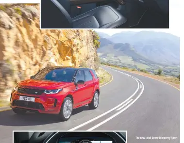  ??  ?? The new Land Rover Discovery Sport