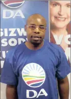  ??  ?? ‘SPEAK OUT’: DA Youth leader Khume Ramulifho.