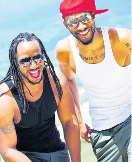  ?? ?? Brothers Isat (left) and Zzambo Buchannan have collaborat­ed on the track, ‘Puts it Down’.