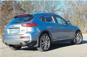  ?? BRIAN HARPER/DRIVING.CA FILES ?? The Infiniti QX50 is ranked the highest-consuming new wagon available by Natural Resources Canada.