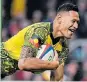  ?? Picture: AFP ?? ISRAEL FOLAU