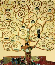  ??  ?? L’opera «L’albero della vita» di Gustav Klimt