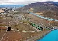  ?? PHOTO: JOHN BISSET/STUFF ?? The South Island hydro lakes, including Lake Benmore, are getting dangerousl­y low.