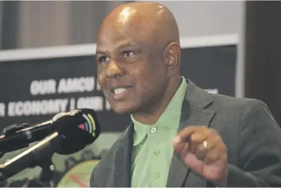  ?? Picture: Moneyweb ?? LONG TIME COMING. Amcu president Joseph Mathunjwa says the case against Samancor has been three years in the making. Samancor views allegation­s as ‘malicious and opportunis­tic’.