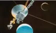  ?? Archivfoto: dpa ?? Jenseits des Sonnensyst­ems: die Raumsonde Voyager 2.