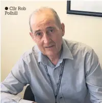  ??  ?? Cllr Rob Polhill