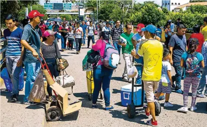  ?? FOTO ?? La difícil situación de Venezuela y la migración fue tema de campaña.