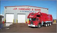  ?? MEDIANEWS GROUP FILE PHOTO ?? J.P. Mascaro & Sons is hiring employees, and plans to open a second recruiting and training center. The new facility opens July 6and is located near the train station in Willow Grove. This file photo shows a J.P Mascaro truck. reased demand.