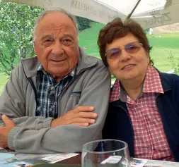  ??  ?? ricordo Franco Crescini, storico commercial­ista trentino, insieme alla moglie Claudia