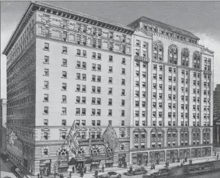  ?? HAMILTONPO­STCARDS.COM ?? The Royal Connaught was still a hotel when the Globe and Mail came by in 1972 and writer Martin O’Malley checked in for a night.