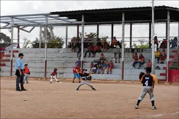  ?? AL BELLO / GETTY IMAGES 2018 ?? A Little League game in Cayey, Puerto Rico, in November 2018.