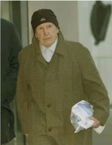  ??  ?? Retired consultant surgeon Michael Shine leaving the Court of Appeal in Dublin. Photo: Collins Courts