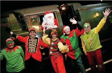  ?? James Broome Photograph­y ?? ●●One of East Lancashire Railway’s many Santa Specials