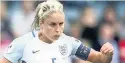  ??  ?? UPBEAT England skipper Houghton