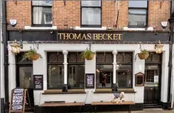  ?? ?? The Thomas Becket in Canterbury is very dog-friendly