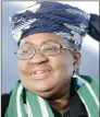  ?? PHOTO: BLOOMBERG ?? Nigeria’s Finance Minister Ngozi Okonjo-Iweala