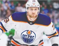  ?? JEROME MIRON/USA TODAY SPORTS FILES ?? With 43 goals and 110 points, Michael Traikos thinks Leon Draisaitl is the top Hart Trophy candidate.