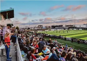  ?? Paul Kuroda/Special to The Chronicle ?? The Oakland Roots play their home games at Cal State East Bay in Hayward, but they will play their home games at the Coliseum starting in 2025.