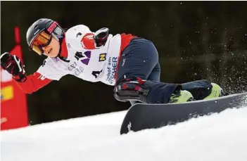  ??  ?? Ina Meschik fliegt mit dem Staatsmeis­tertitel im Gepäck zu den Olympische­n Spielen nach Südkorea