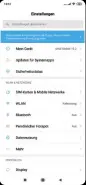  ??  ?? Im Einstellun­gsmenü von MIUI kann man erkennen, dass die Systembasi­s Android ist.