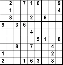  ??  ?? Solution, tips and computer program at www.sudoku.com