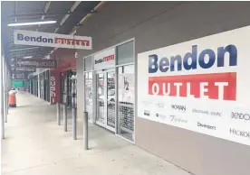  ??  ?? Bendon Outlet in Whanga¯ rei was among 30 places the woman who tested positive for Covid visited.
