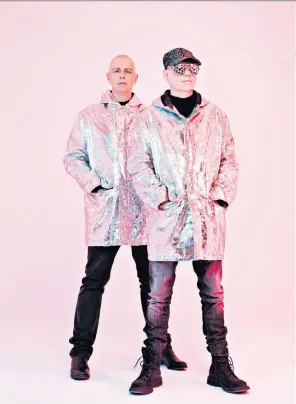  ??  ?? Two’s company: Neil Tennant and Chris Lowe today