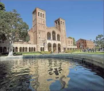  ?? Jason Armond Los Angeles Times ?? ROYCE HALL on the Westwood campus at UCLA, which saw nearly 139,500 students applying for freshman seats this fall. The applicants helped maintain UCLA’s spot as the most popular university in the nation.