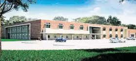  ?? Courtesy Alvin ISD ?? This rendering shows the planned Meridiana Elementary School.