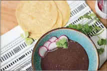  ??  ?? You can serve frijoles colados on their own or as a sauce for enchiladas.