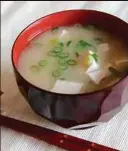  ??  ?? Miso soup is packed full of probiotics.
CREDIT: I.YTIMG.COM/YOUTUBE